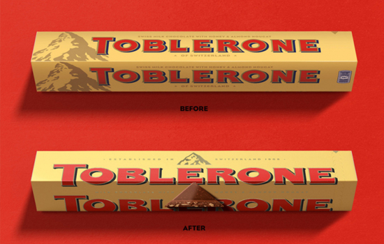 Шоколад Toblerone провів редизайн упаковки