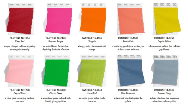 Інститут Pantone представив кольори сезону весна-літо 2023