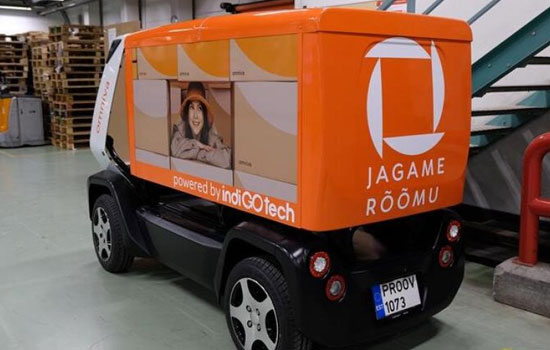 Пошта Естонії тестує автономні фургони для останньої милі
