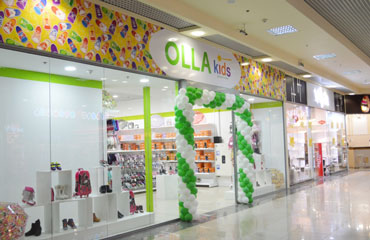 Магазин детской обуви OLLA-KIDS открылся в харьковском ТРЦ «Караван»