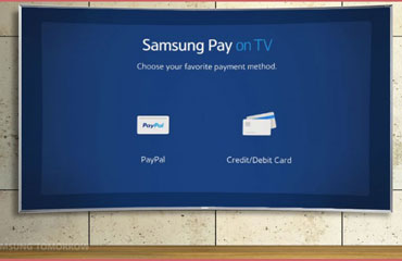 Samsung выпустит телевизоры с возможностью оплаты покупок