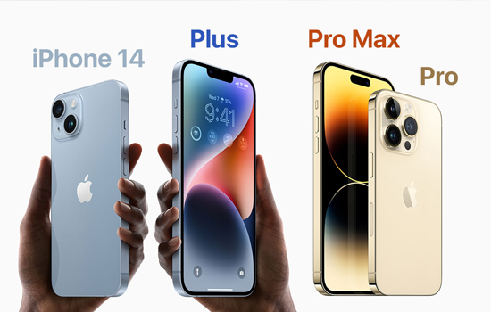 Чим відрізняються нові iPhone 14, 14 Plus, Pro та Pro Max один від одного?