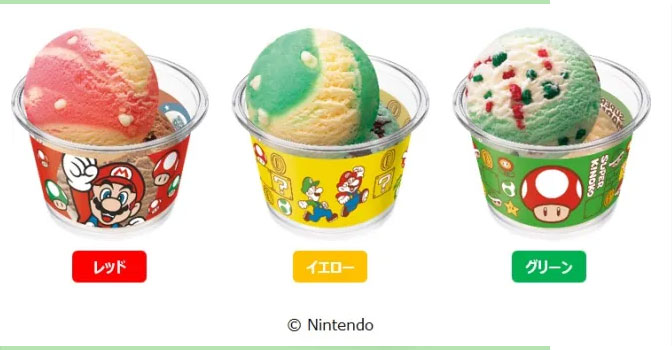   Nintendo  Baskin-Robbins     