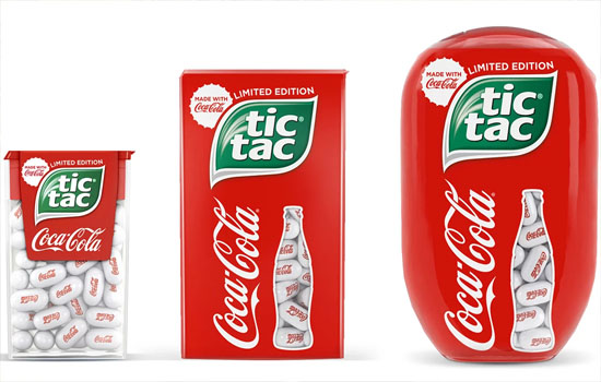 Ferrero представила ограниченную серию Tic Tac Coca-Cola