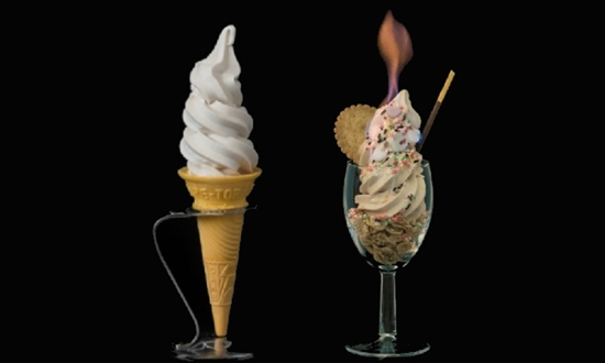 Лондонская студия Bompas & Parr выпустил мороженое, которое не тает