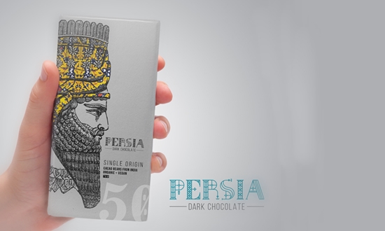 Новый органический шоколад с персидскими мотивами