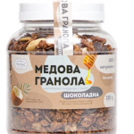 Гранола шоколадна в пластиковій банці 250 г